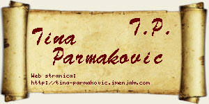 Tina Parmaković vizit kartica